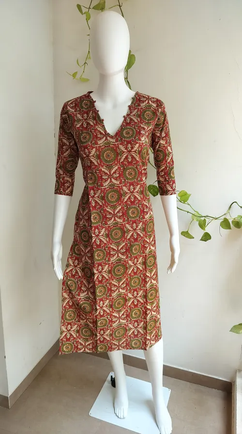 Cotton Flex Kurti - Kalamkari print 3